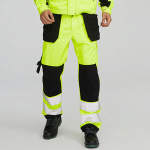 Pantalones de Seguridad de Alta Calidad para Hombre, 100% Algodón, Reflectantes, Ropa de Trabajo Protectora para Trabajadores de la Construcción - Product Image 5