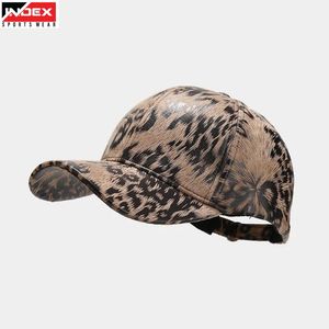 Gorra de Béisbol con Estampado de Leopardo INDEX, 6 Paneles, Ajustable, Unisex, de Satén, Transpirable, Impermeable, Estilo Casual, para Primavera y Verano - Product Image 1