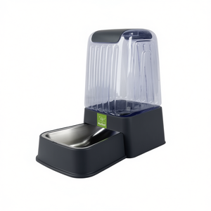 Comedero Redondo de Acero Inoxidable para Mascotas con Dispensador Automático de Agua, para Perros y Gatos, Fabricado por el Fabricante, Venta al Por Mayor - Product Image 2