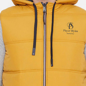 Chaleco acolchado para hombre hecho a medida de alta calidad, estilo informal con carcasa de nailon, temporada de invierno, tela de poliéster, producto superior, venta completa - Product Image 6