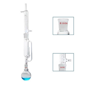 Chất lượng cao 60ml Serpentine Hình Cầu Chất béo vắt thủy tinh khai thác thiết bị cho hóa học thí nghiệm OEM tùy chỉnh hỗ trợ - Product Image 3