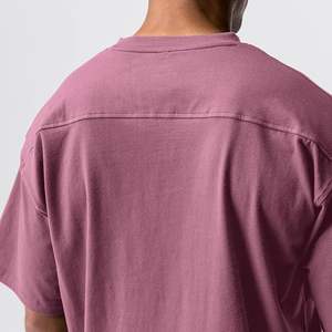 Camisetas de Manga Corta para Hombre, Cuello Redondo, Algodón de Alta Calidad, Estilo Deportivo, Tallas Grandes, Ropa de Gimnasio, Venta al Por Mayor, S-XXL 2025 - Product Image 4