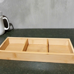 Plateau de service en bois de style rétro |   Matériaux naturels, designs personnalisables |   Articles ménagers en vente chaude - Product Image 2