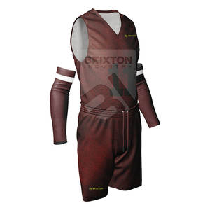 Uniforme de basket-ball sur mesure de bonne qualité 100% polyester nouvelle conception caractéristique respirante - Product Image 4