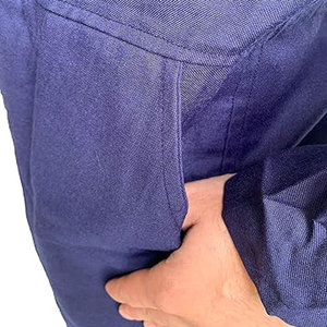 Polyester respirant grande taille ignifuge printemps pantalons de travail réfléchissant sécurité Construction usine uniformes vêtements de travail - Product Image 4