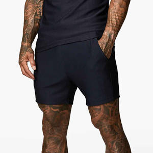 Vente en gros de shorts d'entrejambe 5 pouces en coton polyester personnalisés pour hommes avec poches pantalons de survêtement respirants à la mode short de plage d'été - Product Image 1