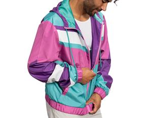 Chaqueta de Nailon con Cremallera Vintage para Hombre, Estilo Urbano, Personalizada OEM, de Alta Calidad, Retro, Económica, Cortavientos - Product Image 3