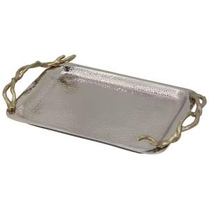 ชุดถาดเสิร์ฟโลหะเงินทำมือดีไซน์ยอดนิยม-เครื่องล้างจานสไตล์หรูหราทันสมัยปลอดภัยและเป็นมิตรกับสิ่งแวดล้อมมาใหม่2K25 - Product Image 4