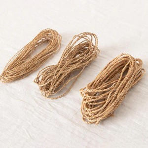 Prix bon marché naturel jonc de mer corde torsadée fil d'herbe de mer fabricant direct cordage de paille - Product Image 2