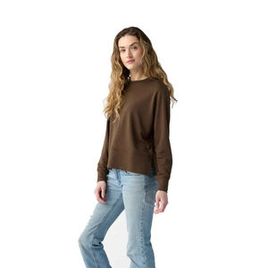 Sudaderas por encargo para las mujeres Sólido 100% Material de algodón Sudaderas Estilo Hip Hop Logotipo personalizado Impresión - Product Image 3