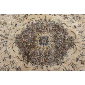 Vintage 3.6' X 7.1' Turkish Rug Beige <b>Brown</b> <b>Wool</b> Classic Rectangle Patchwork Hallway Patterns Large Area Latex Traditional Size - Product Image 5