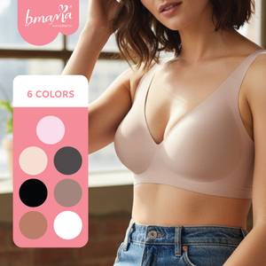 Soutien-gorge push-up sans armatures, respirant, sans couture, grande taille pour femmes, soutien-gorge sans armatures, taille 3XL - Product Image 1