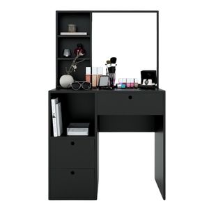Commode minimaliste avec pieds en acier inoxydable et armoire en chêne MDF BTD68042 - Product Image 1