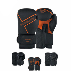 Gants de boxe rembourrage intérieur souple en cuir PU durable idéal pour l'entraînement fitness arts martiaux et compétition - Product Image 5