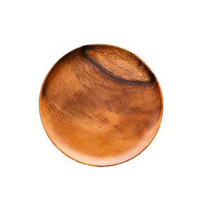 Meilleures assiettes à dîner rondes en bois naturel de qualité et assiettes de chargeur meilleur bois pour assiettes long plateau de chargeur en bois - Product Image 6