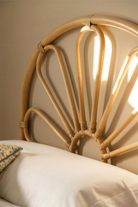 Người bán tốt nhất tự nhiên hiện đại giường đầu giường mây bedhead mây cong đầu giường, mây đầu giường từ bán buôn Việt Nam - Product Image 6