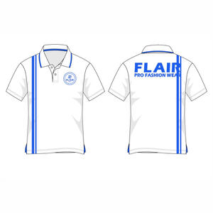 Gran oferta de algodón 100% para hombre, camiseta Polo personalizada de buena calidad, Color sólido, estilo informal, patrón, 180g, tela, peso frontal - Product Image 3