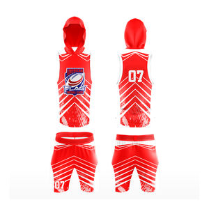 Uniformes de fútbol con bandera estadounidense 7v7 personalizados hechos en fábrica, la mejor calidad, superventas en todo el mundo, técnica de sublimación, número barato - Product Image 1