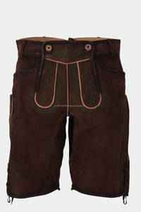 Kurze lederhose สำหรับ2025ผู้ชายหนังบาวาเรียตราแบบกำหนดเองล่าสุด - Product Image 6