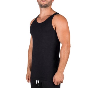 Camisetas sin mangas de algodón con logotipo personalizado - Product Image 1