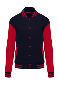 แจ็คเก็ตวาร์ซิตี้เด็กแบบ ODM ที่ปรับแต่งได้ แจ็คเก็ตเบสบอลเลตเตอร์แมนคุณภาพสูง แจ็คเก็ตวาร์ซิตี้เด็กปักโลโก้ตามสั่ง - Product Image 2