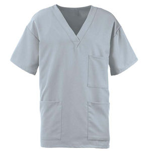 Uniforme Médico de Enfermería con Cuello en V, Tejido Ecológico, Tres Bolsillos, Color Sólido, Personalizable para Unisex - Product Image 1