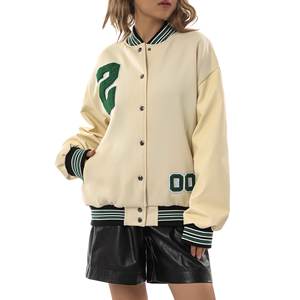 OEM Customizable Varsity Jacket <b>Stand</b> Collar Premium Quality Breathable Quick Dry Fabric Letterman Design Winter Classic Hooded - Product Image 1