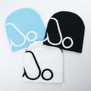 2025 OEM ODM Bonnets Chapeaux Jacquard Logo Acrylique Tricot Chapeaux D'hiver pour Femme Homme Enfants - Product Image 1