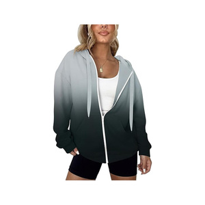 LOGOTIPO de impresión personalizada Sudaderas con capucha y sudaderas para mujer 100% Sudadera con capucha de algodón jersey de gran tamaño sudaderas con capucha de peso pesado en blanco para mujer - Product Image 5