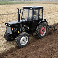 Tracteur agricole compact 40 CV à quatre roues motrices, prix avantageux, tracteur diesel expédié à Durban en Afrique du Sud pour l'agriculture des petits exploitants