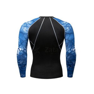 OEM Service Premium Quality Eco-Friendly Customized Colors MMA Rash Guards Full Sleeve <b>Custom</b> Logo Daily Use 100% Polyester - Product Image 6