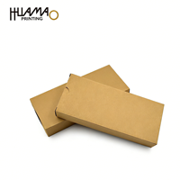 Boîte pliable en papier kraft recyclable et écologique Huamao, à fond automatique, emballage personnalisé imprimé pour les bâtonnets de café, les jus et les poudres