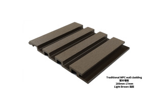 Panneaux muraux rainurés WPC à prix d'usine, revêtement décoratif intérieur 3D - 200*17 pour les intérieurs modernes de maisons/bureaux - Product Image 5