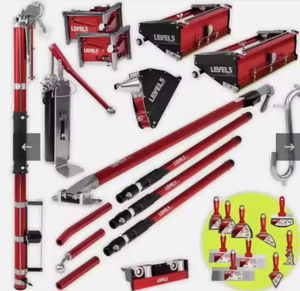 Juego de herramientas profesional automático de nivel 5 para encintado y acabado de paneles de yeso con herramientas manuales adicionales - Product Image 2