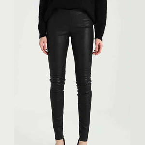 กางเกงหนังสำหรับผู้ชายกางเกงระบายอากาศได้ดีสไตล์หรูหรากางเกงหนังสำหรับผู้ชาย - Product Image 5