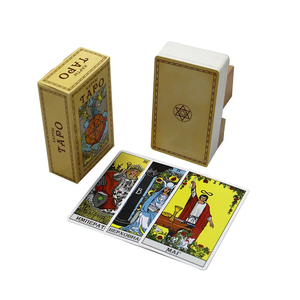Vietnam usine bas prix modèle d'impression personnalisé biodégradable papier conseil cartes à jouer divination tarot carte - Product Image 1