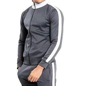 ชุดวอร์มลำลองสำหรับผู้ชาย ผ้าทนทาน บริการ OEM ราคาขายส่ง ราคาถูก มีเสื้อแขนยาวแบบมีซิปและฮู้ด - Product Image 2