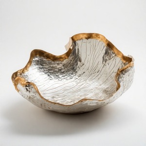 Imperialroot ชามแกะสลักลายจักรพรรดิทองสำหรับการนำเสนอการรับประทานอาหารหรูหราหรูหรา - Product Image 2