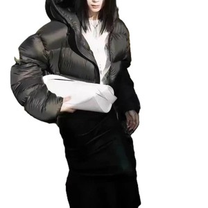 Tendance Élégant En Gros Veste D'hiver Personnalisé À Capuche Casual Puffer Femmes Veste Top Qualité Zipper Puffer Veste - Product Image 6