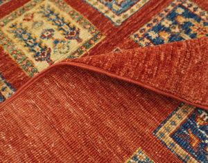 Alfombra de nudo hecha a mano anudada de alta calidad lana Afgan nuevo moderno bordado patrón de forro de trabajo alfombras para sala de estar, dormitorios - Product Image 6