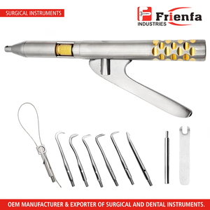 Extracteur automatique de couronnes et de bridges dentaires à ressort avec 10 embouts et clé, pour le retrait d'implants et de prothèses dentaires, ressort en titane - Product Image 2