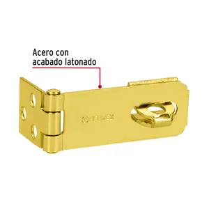 HERMEX 2-1/2 \ "portalucchetto in acciaio ottone con 6 unità - Product Image 2