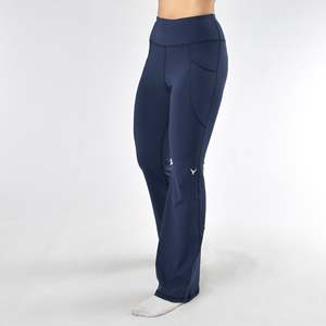 Pantalon de yoga taille haute tie-dye pour femme, respirant, grande taille, réversible, avec imprimé froncé, pour entraînement et fitness, XXL - Product Image 1