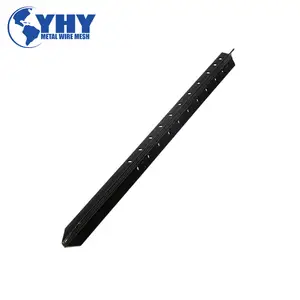 Black Painted Israel Y Type Star Fence Post For Field Fence