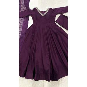 Amazing Anarkali <b>Dress</b> for Women Rayon Kurtis Indian Anarkali Office Wear Gown <b>Dress</b> - Product Image 6