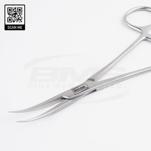 Forceps de vasectomie manuels de qualité supérieure, pointes aiguisées, courbés, en acier inoxydable, sans scalpel, forceps de dissection NSV, 14,5 cm, ISO13485 - Product Image 6
