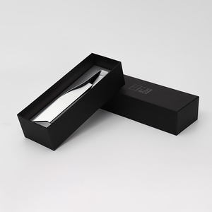 Coffret cadeau de vin rouge haut de gamme avec emballage en carton rouge, ensemble de verres hauts et boîte à vin à double porte - Product Image 2