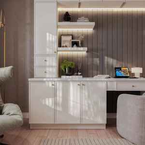 Venta directa de fábrica Armarios de cocina modernos de madera maciza Conjuntos listos para montar - Product Image 3