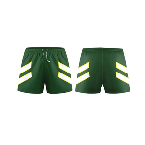 Pantalones cortos reversibles por sublimación personalizados, pantalones cortos de rugby unisex de malla transpirable de secado rápido fino para verano - Product Image 5