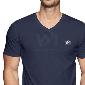 เสื้อยืดคอวี ดีไซน์สวย ผ้าฝ้าย 100% นุ่ม สวมใส่สบาย เหมาะสำหรับใส่ในชีวิตประจำวันและสไตล์ลำลอง - Product Image 6